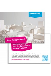 Flyer berufsberatung.ch Neu in der Schweiz (Bund à 100 Stk.)