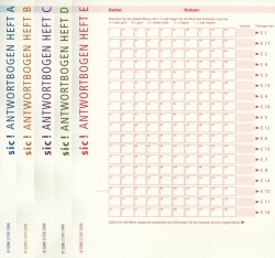 sic! Set Antwortblätter (je 10 Ex. A, B, C, D und E)