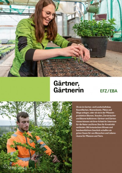 Gärtner/in EFZ, Gärtner/in EBA