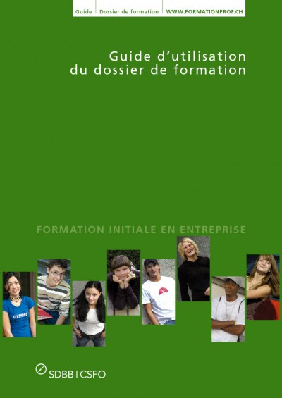 Brochure «Guide d'utilisation du dossier de formation»
